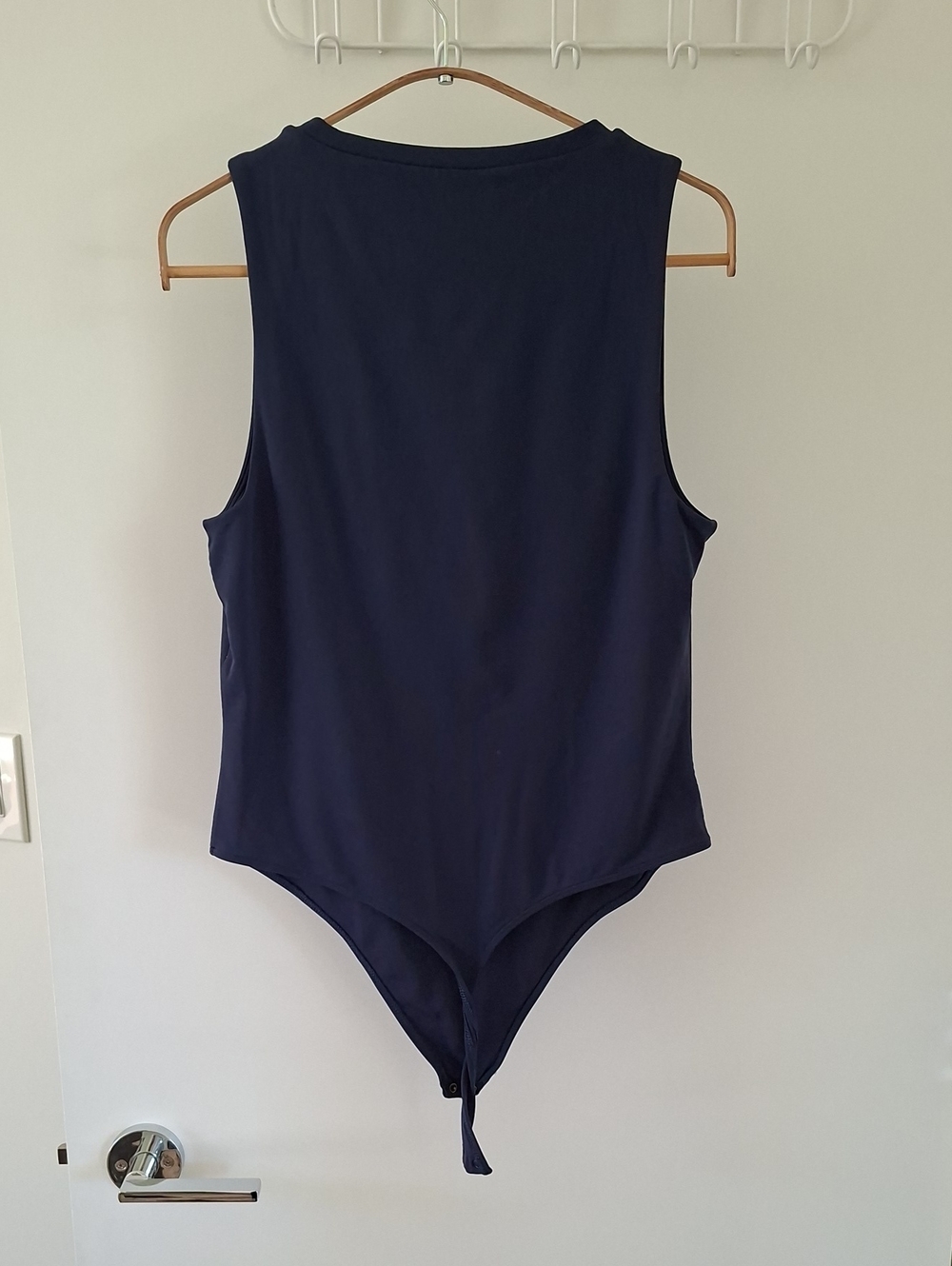 NWOT Babaton Classic Navy "Contour Muscle" Double-layer Bodysuit (Size 1X) - Picture 4 of 6